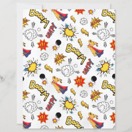 Comic Pattern paper sheets 