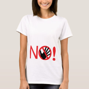 Cómico "não toque em me" a camisa de maternidade