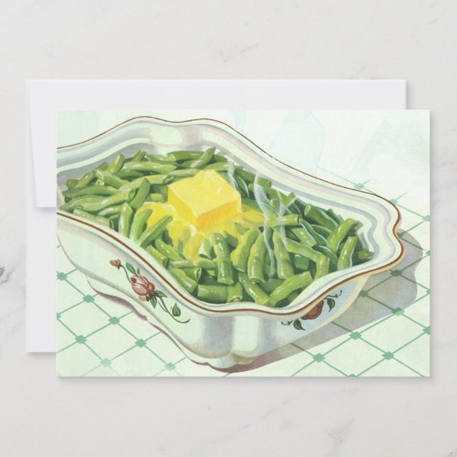 Comida Antiga, Caçarola de Feijão Verde com Mantei (Frente)