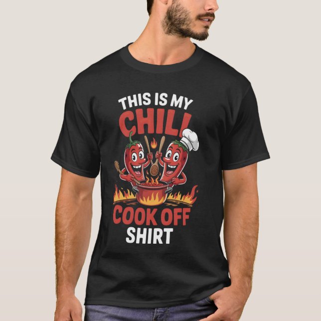 Comida Apimentada Esta É Minha Camisa De Concurso  (Frente)