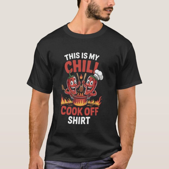 Comida Apimentada Esta É Minha Camisa De Concurso  (Frente)