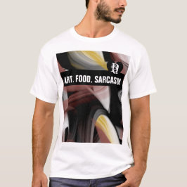 Comida De Arte Sarcasm T-Shirt Trend Abstrato Powd