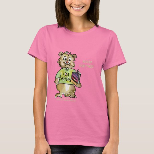 Comida De Cartoons Para A Camisa De Abrahamster Pe (Frente)