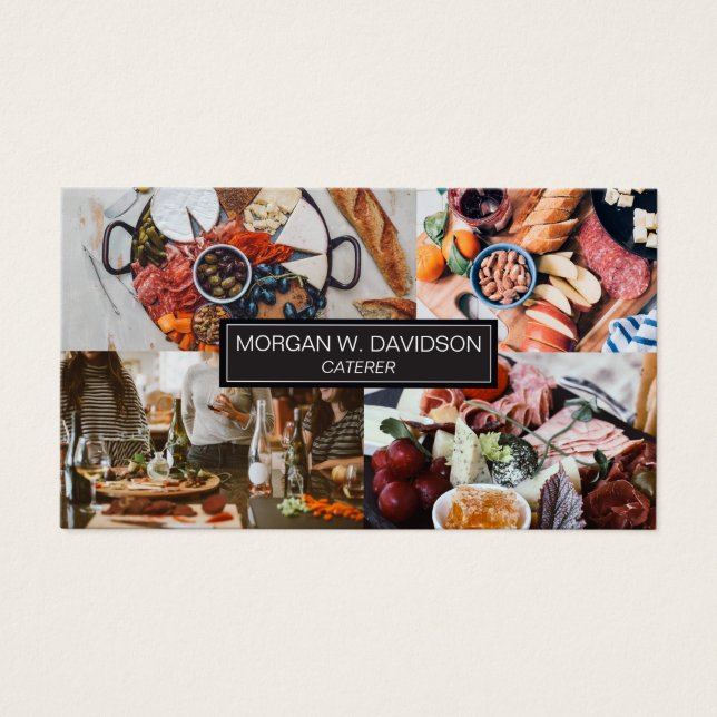 Comida de Nomes Personalizados Fotos para Empresas (Frente)