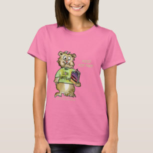 Comida dos desenhos animados para a camisa de