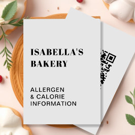 Comida Informações sobre alergia calorias cinza Ca