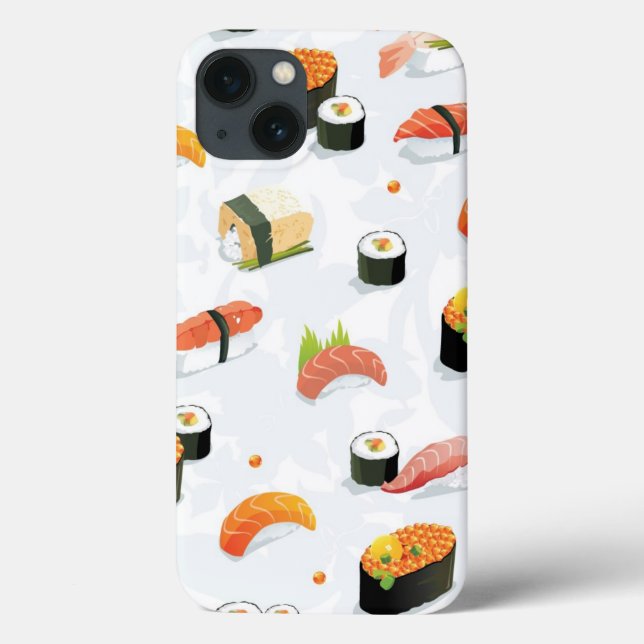 Comida japonesa: padrão Sushi (Verso)