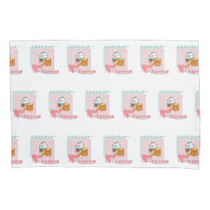 comida kawaii - Leite fofo e Cookie, rosa, turques