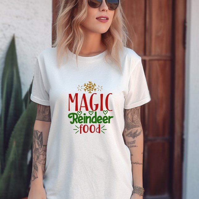 Comida Magic Reindeer T-Shirt (Criador carregado)