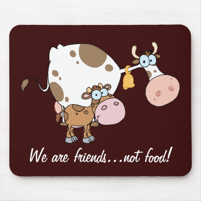 Comida Mousepad dos amigos não (Frente)