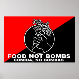 comida não bomba poster