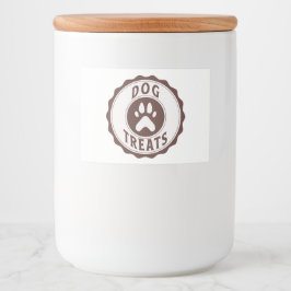 Comida Rótulo de Armazenamento de Petiscos para Cães