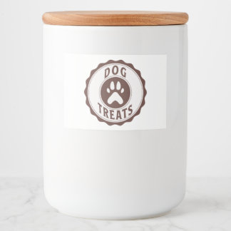 Comida Rótulo de Armazenamento de Petiscos para Cães