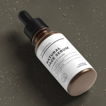 Rótulo de produto impermeável para frasco de 60ml