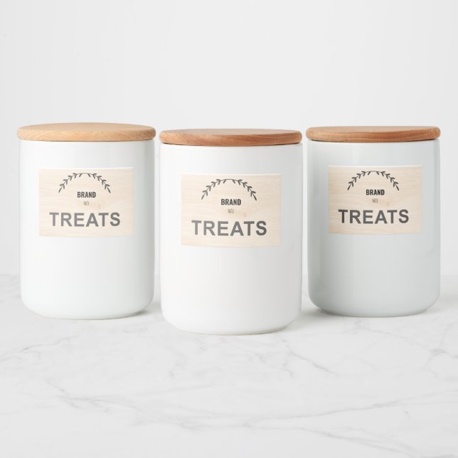 Comida Rótulo de Recipiente de Ração para Animais de Esti (Garrafas)
