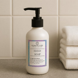 Comida Rótulo de Sabonete para Banheiro de Hóspedes em Al