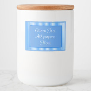 Comida Rótulo do contêiner Coluna Farinha Sem Fins