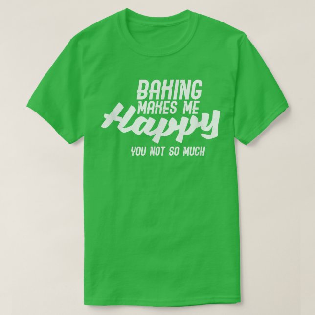 Comida T-Shirt da profissão de cozinheiro (Frente do Design)