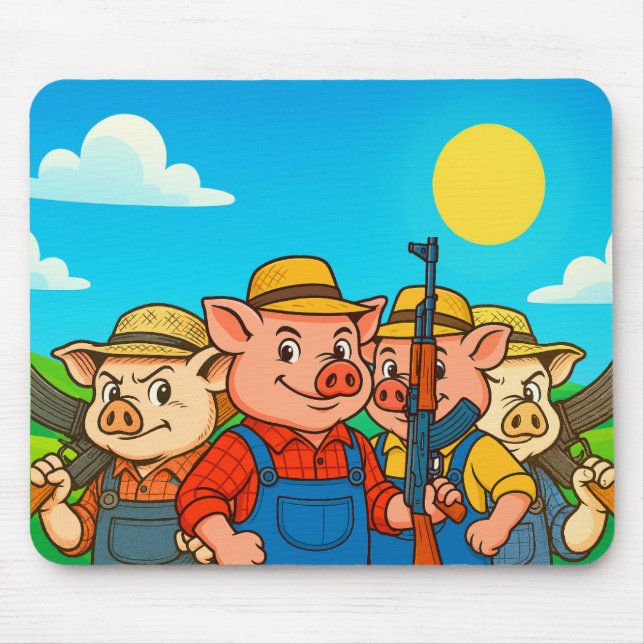 Comitê de Criação de Porcos Pax Baculum Mouse Pad (Frente)