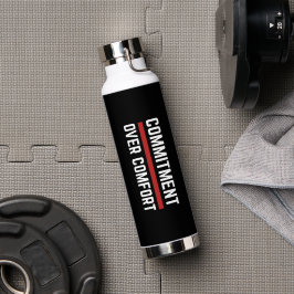 Commitment Over Comfort Thor Gym Water Bottle