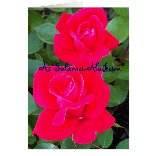 Como Cartão Salamu-Alaikum (Frente)