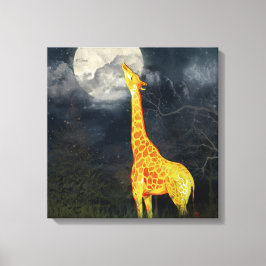 Como é a lua? Giraffe & Moon | CANVAS
