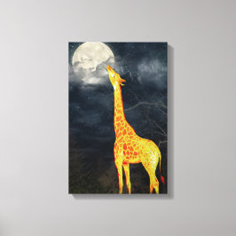 Como é a lua? Giraffe & Moon | CANVAS