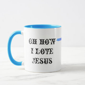 Como eu adoro a caneca de café de Jesus