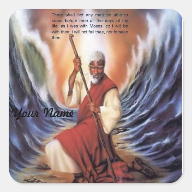 Como eu estava com o adesivo Moisés (Frente)