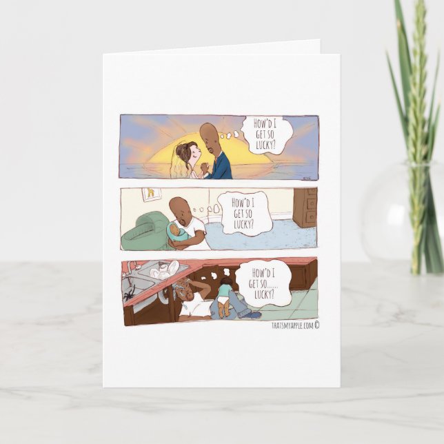 Como eu obtive o cartão tão afortunado do (Frente)