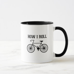 Como eu rolo a caneca da bicicleta