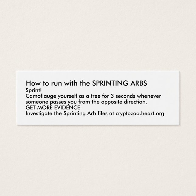 Como executar com o SPRINTING ARBS (Frente)