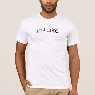 "Como" Facebook goste da camisa do botão