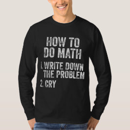 Como Fazer Camiseta Engraçada Em Matemática
