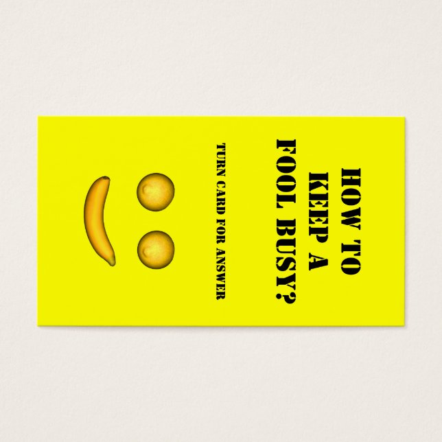 Como Manter Um Tolo Ocupado (Frente)