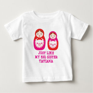 Como minha irmã mais velha aninhada camisa