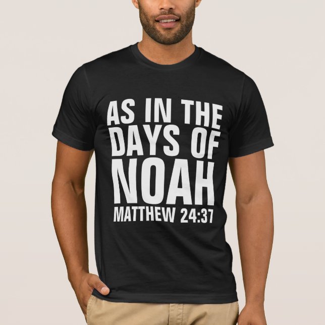 COMO NOS DIAS DE NOAH CHRISTIAN ENTENDE T-SHIRTS (Frente)
