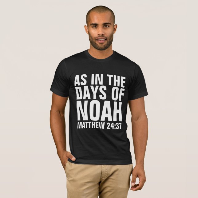 COMO NOS DIAS DE NOAH CHRISTIAN ENTENDE T-SHIRTS (Frente Completa)