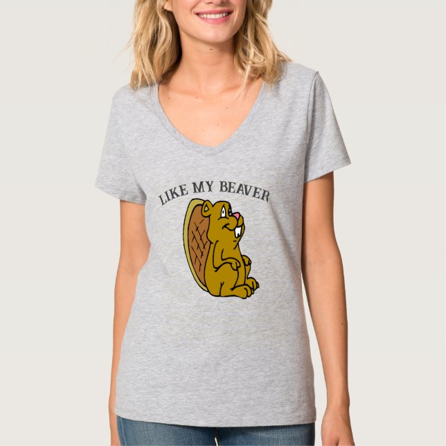 Como o meu castor, T-Shirt (Frente)