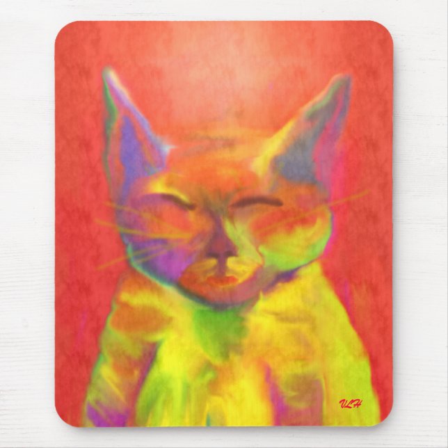 "Como pode você me servir?" Arte Mousepad do gato (Frente)