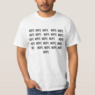 Como sobre nenhuma camisa de T