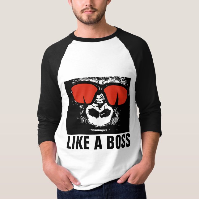 COMO UM BOSS Gorilla T-Shirts (Frente)