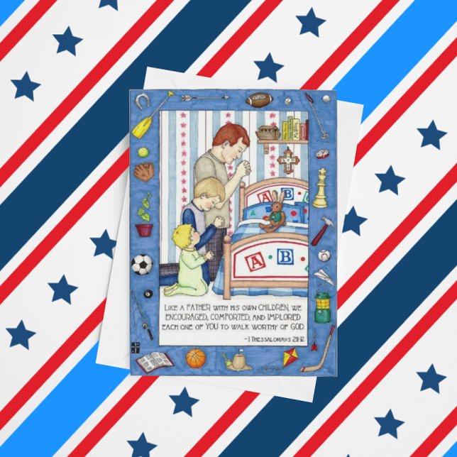 Como um cartão de Dia de os pais do Pai (Criador carregado)