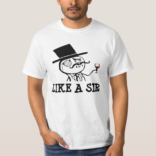 Como um senhor, t-shirt (Frente)