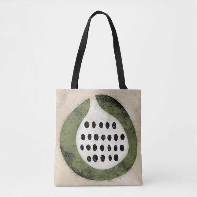 Como Uma Tote Bag De Figo Ou Kiwi (Frente)