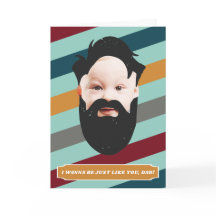 Como Você| Cartão de Dia de os pais para fotografi