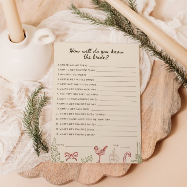 Como Você Conhece O Cartão De Jogo De Noiva? (Criador carregado)