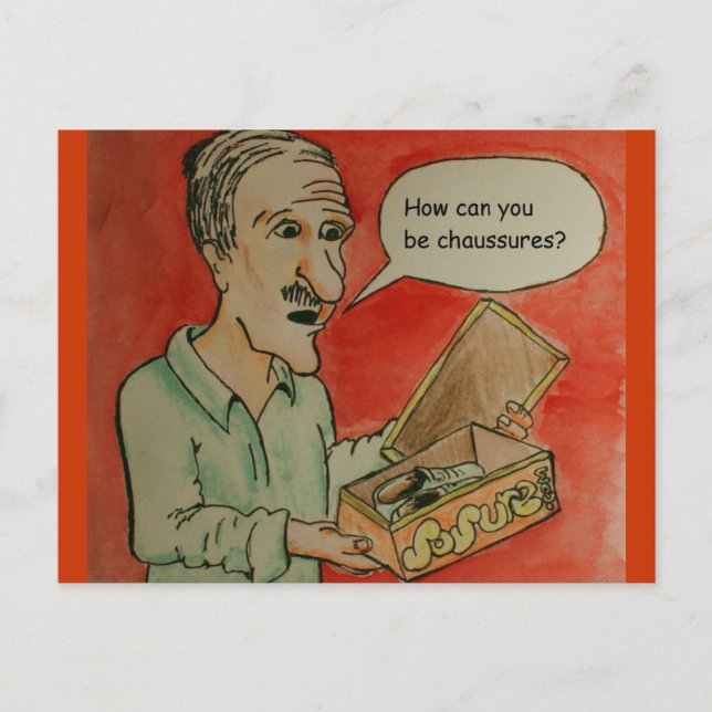 Como Você Pode Ser Chausado? Cartão Postal (Frente)