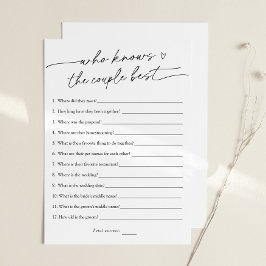 Como você sabe o cartão de Casal