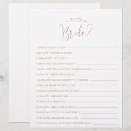 Como você sabe o jogo do Chá de panela da Noiva?